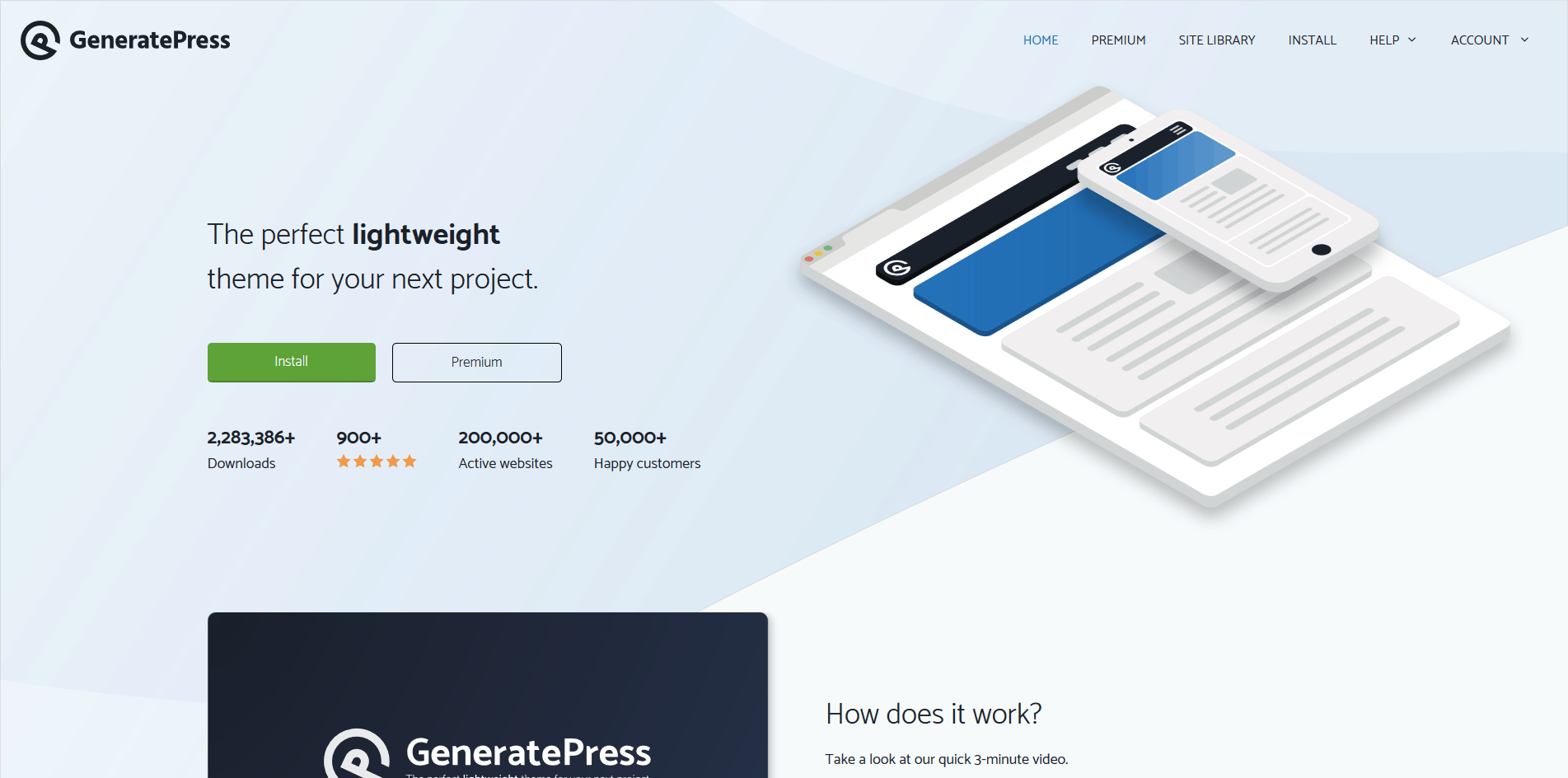 generate press website screenshot