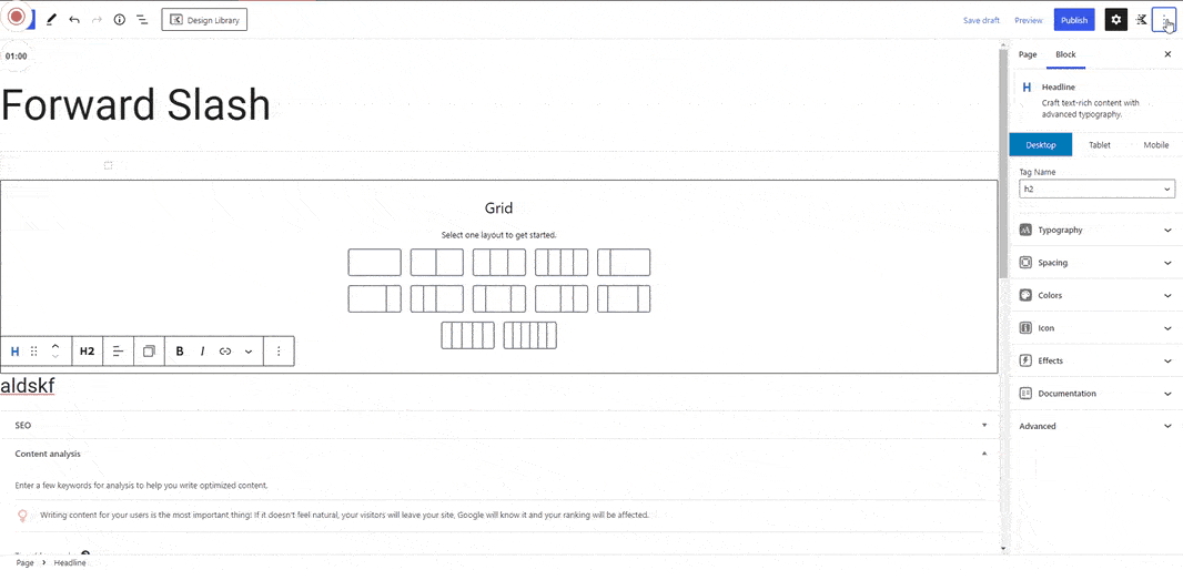 A GIF demonstrating how to turn off the blocks you don't need.