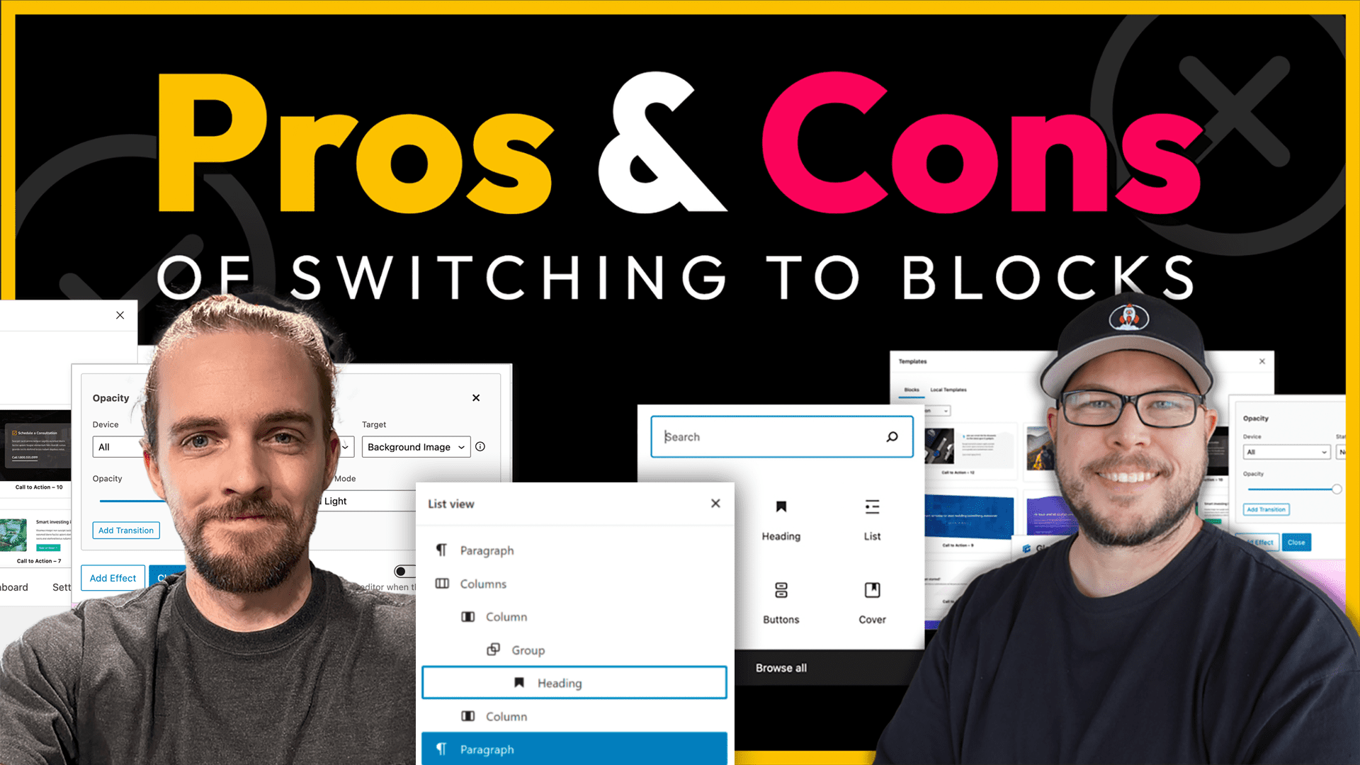 Pros Cons Blocks Copy