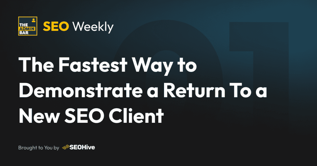 Seo Weekly Issue 1