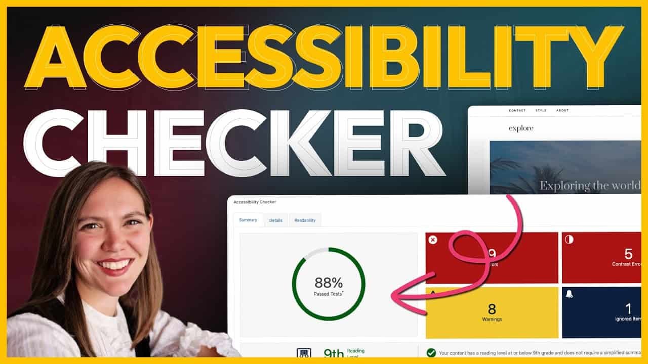Accessibility checker