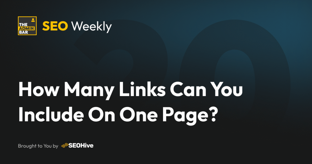 Seo weekly issue 20