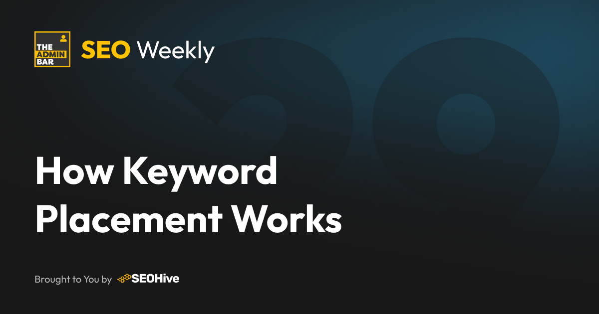 Seo weekly issue 29