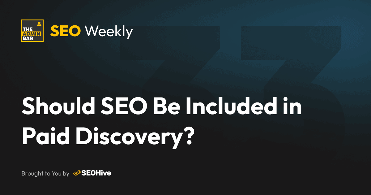 Seo weekly issue 33