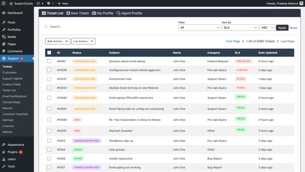 Question about email pinging.